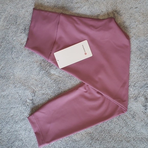 Lululemon Wunder Train HR Crop 23" Velvet Dust 8 NWT - Picture 2 of 12